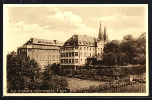 AK Siegen, Süd-Westseite Marienhospital