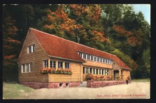 AK Bad Liebenzell, Das Neue Heim, Liegehalle