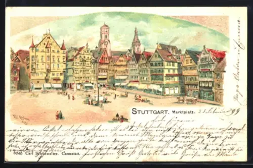 AK Stuttgart, Marktplatz
