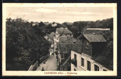 AK Lauenburg /Elbe, Blick in den Hohlerweg
