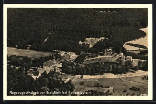 AK Eselsfürth bei Kaiserslautern, Flugzeugaufnahme des Ortes