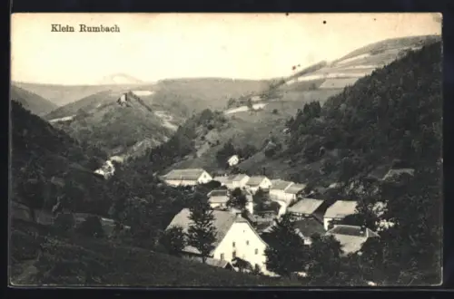AK Klein Rumbach, Ortsansicht im Tal