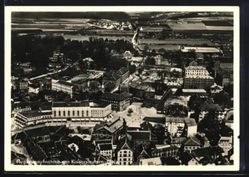 AK Kaiserslautern /Pfalz, Flugaufnahme