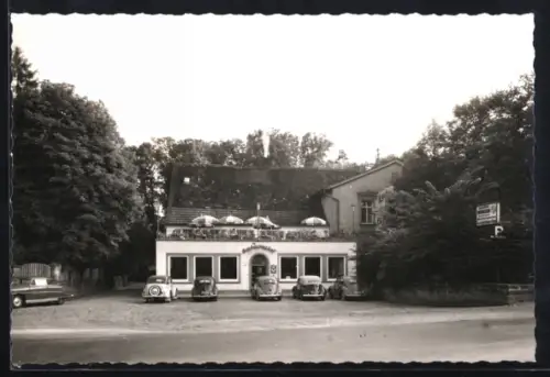 AK Kaiserslautern, Gasthaus Barbarossahof in der Aussenansicht