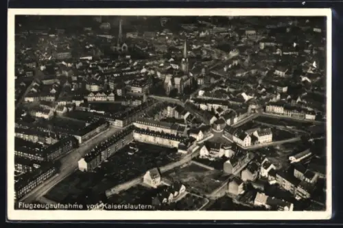 AK Kaiserslautern, Flugzeugaufnahme des Ortes