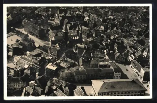 AK Kaiserslautern, Stadtansicht aus der Luft