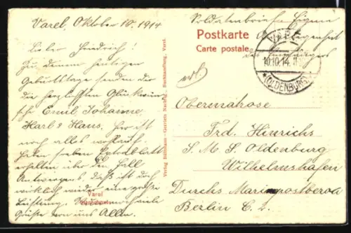 AK Varel, In der Bahnhofstrasse