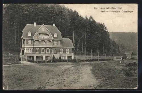 AK Monbachtal, Kurhaus Monbachtal, Bes. Hermann Gumbinger