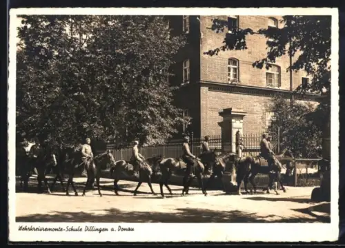 AK Dillingen a. Donau, Wehrkreisremonte-Schule