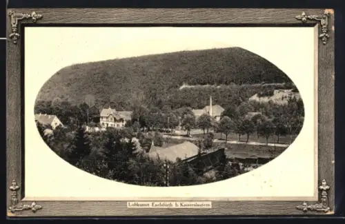 AK Eselsfürth b. Kaiserslautern, Ortspartie, Passepartout