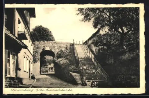 AK Lauenburg /Elbe, Friedrichsbrücke