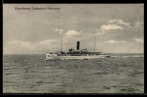 AK Fährschiff C. Dorman der Linie Enkhuizen-Stavoren