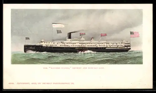 AK Passagierschiff Eastern States der Detroit and Buffalo Line