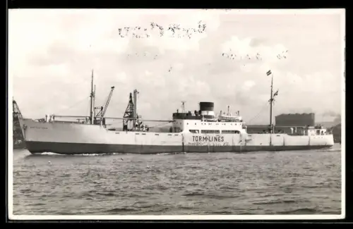 AK Gertrud Torm der Torm Lines, Baujahr 1938, Handelsschiff