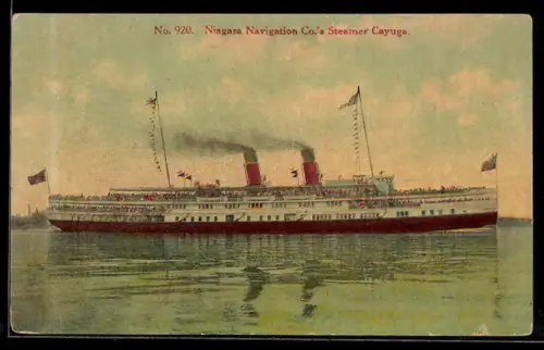 AK Passagierschiff Cayuga der Niagara Navigation Co.