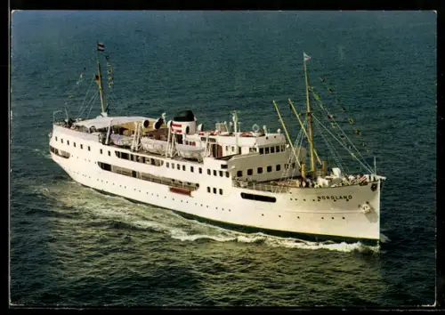 AK Passagierschiff M.S. Nordland der Linie Travemünde-Kopenhagen-Hälsingborg