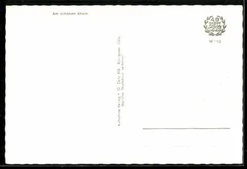 AK Kaub a. Rhein, Raddampfer Rheinland vor der Burg Gutenfels