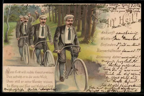 AK All Heil, Fahrradgruppe macht Waldausflug