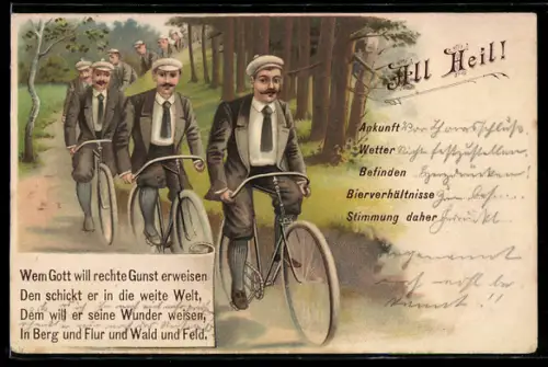 AK All Heil, Fahrradgruppe macht Waldausflug