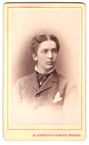 Fotografie M. Scherer & H. Engler, Dresden, Prager Strasse 34, Portrait Albert von Schlippenbach