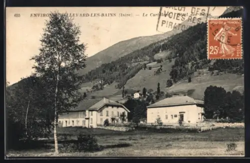 AK Allevard-Les-Bains /Isère, Le Curtillard, Hotel des Bains