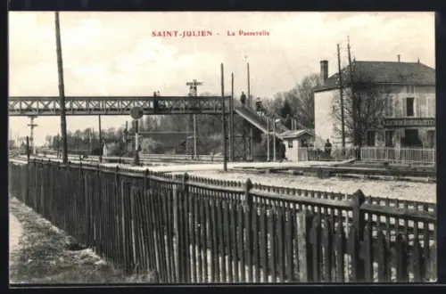 AK Saint-Julien-les-Villas, La Passerelle