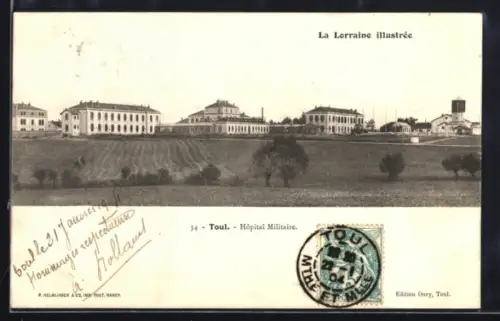 AK Toul /Lorraine, Hopital Militaire