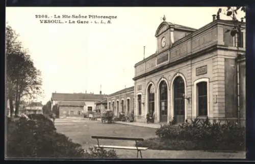 AK Vesoul /Hte-Saône, La Gare