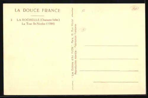 AK La Rochelle /Charente-Infèr., La Tour St-Nicholas