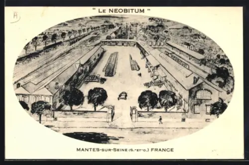 Künstler-AK Mantes-sur-Seine /S.-et-O., Le Neobitum
