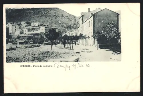 AK Cerbère, Place de la Mairie