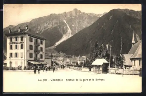 AK Chamonix, Avenue de la gare et le Brévent