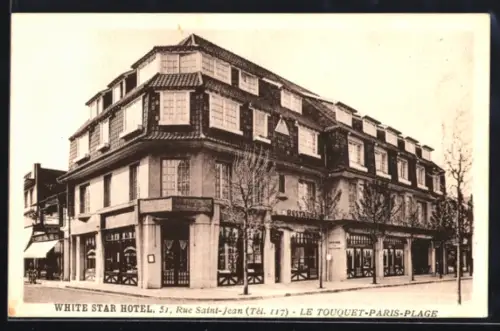 AK Le Touquet-Paris-Plage, White Star Hotel, 51, Rue Saint-Jean