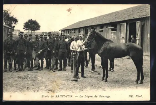 AK Saint-Cyr-l`École, École, La lecon de Pansage