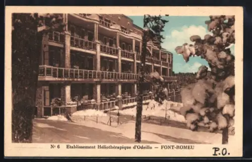 AK Font-Romeu, Etablissement Héliothérapique d`Odeillo