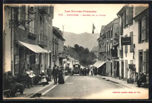 AK Barèges, Entrée de la ville