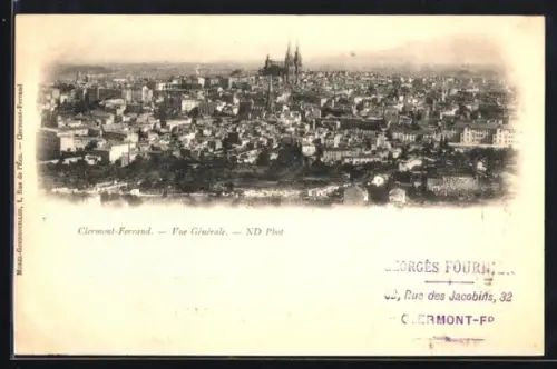 AK Clermont-Ferrand, Vue générale