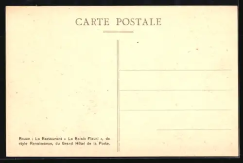AK Rouen, Le Restaurant Le Relais Fleuri