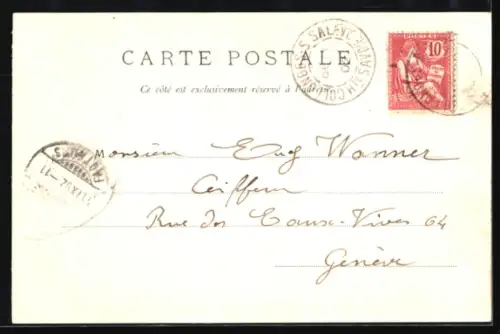 AK Collonges-sous-Salève, La Grand` Rue