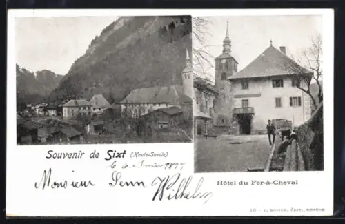 AK Sixt /Haute-Savoie, Hôtel du Fer-à-Cheval