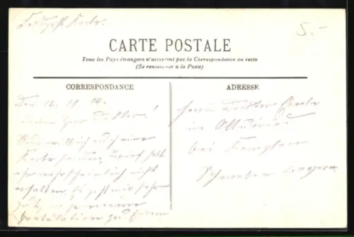 AK Tourcoing, Panorama vers Roubaix