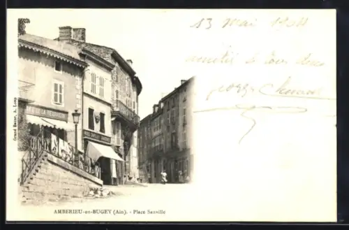 AK Ambérieu-en-Bugey /Ain, Place Sanville