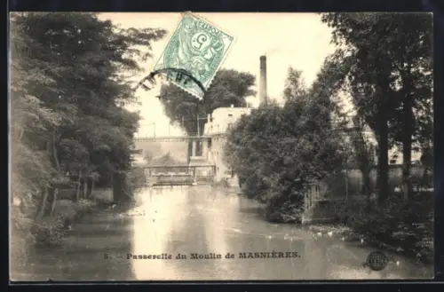AK Masnières, Passerelle du Moulin