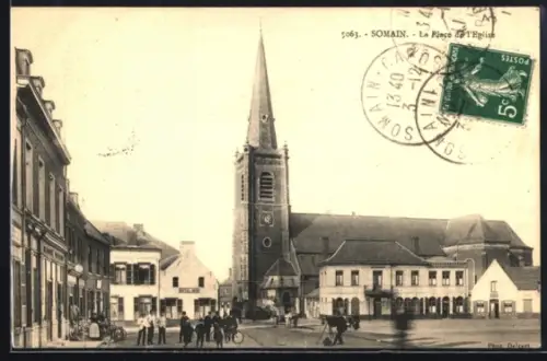 AK Somain, La Place d`Eglise