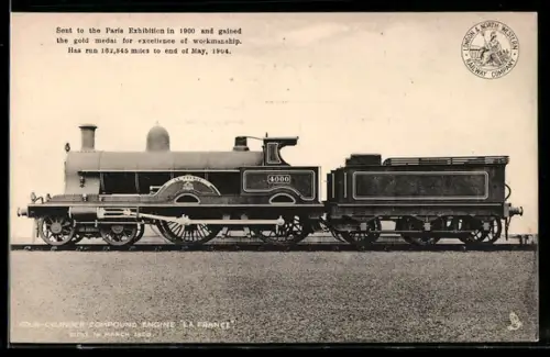 AK englische Eisenbahn La France