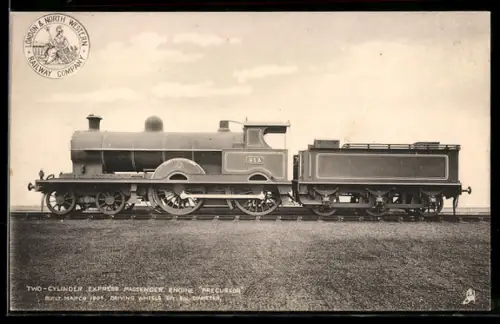 AK Englische Eisenbahn-Lokomotive No. 513 Precursor