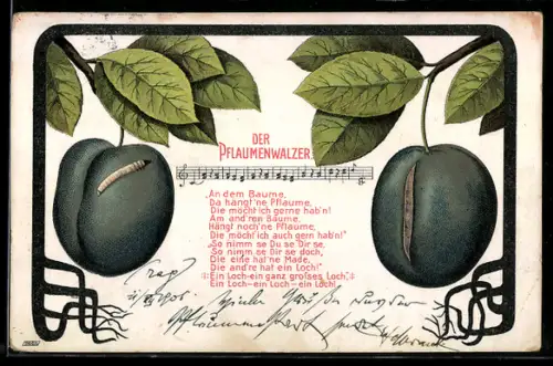 AK Pflaumen am Baum, Lied: Der Pflaumenwalzer