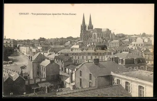 AK Cholet, Vue panoramique