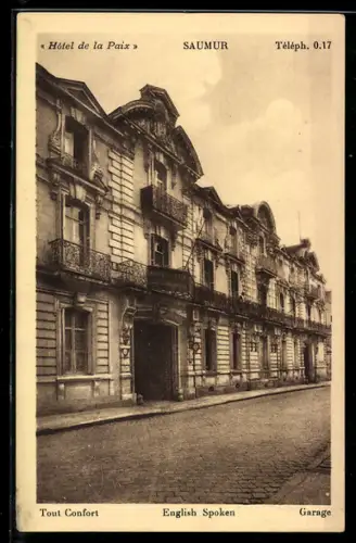 AK Saumur, Hotel de la Paix