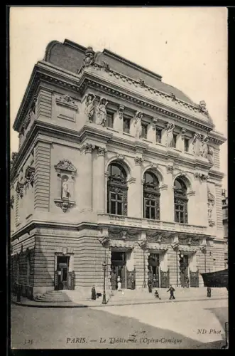 AK Paris, Le Theatre de l`Opera-Comique